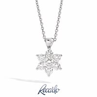 Collana Recarlo Donna Bouquet in Oro bianco Diamante P09RO001/045-45